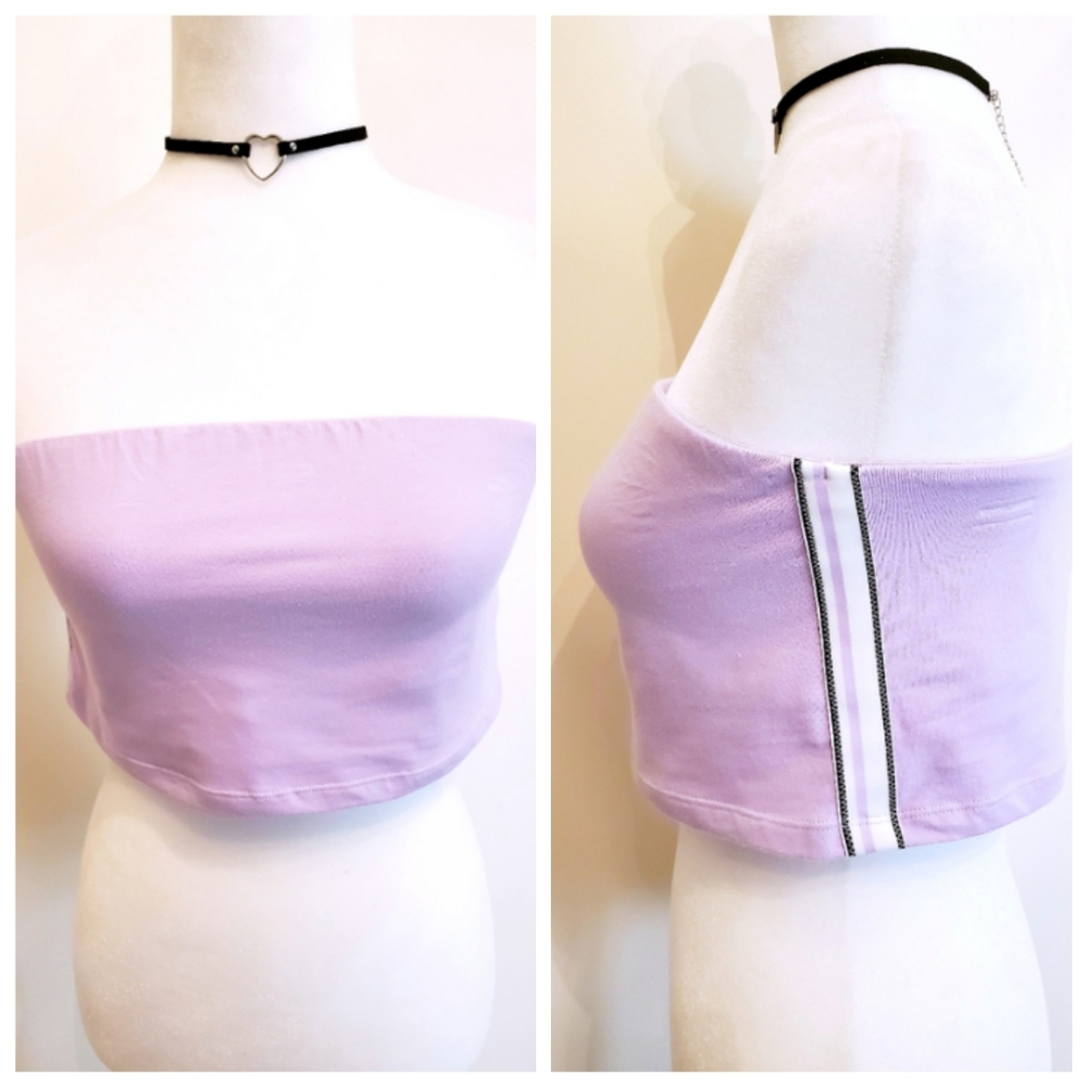 NWOT Aerie Shelf Bra Purple Tube Top XL - Picture 8 of 8